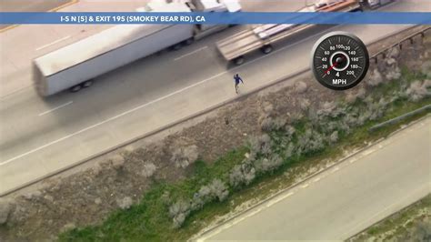 Suspect arrested after high-speed chase, running across 5 Freeway